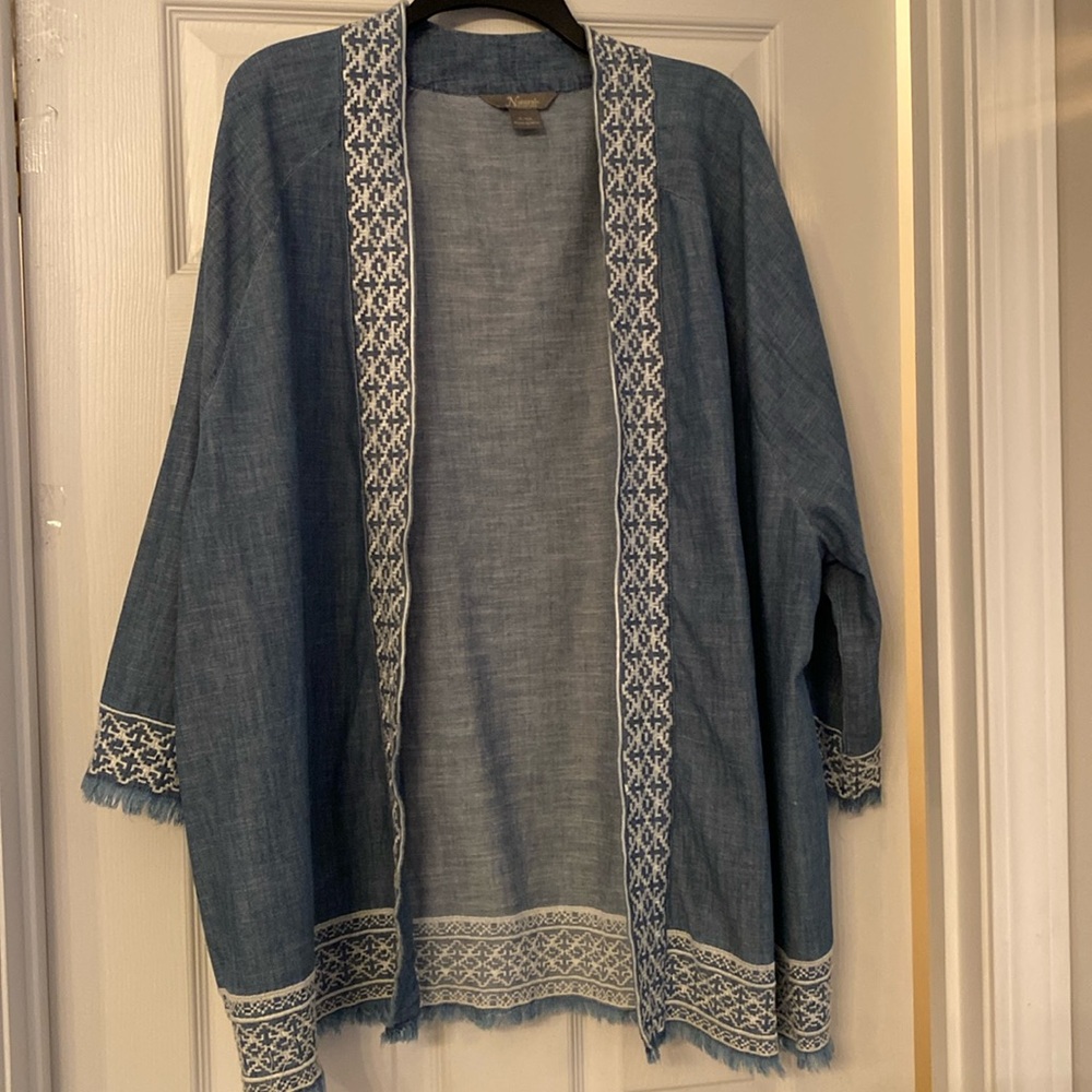 Natural Reflection Open Front Jacket, Size Xl/Xxl, - image 1